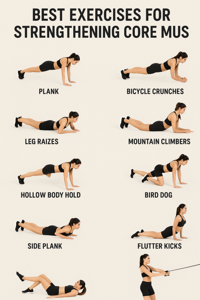 15 Best Exercises to Strengthen Core Muscles