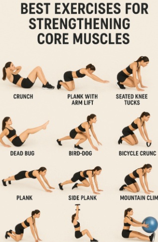 Best Exercises to Strengthen Core Muscles