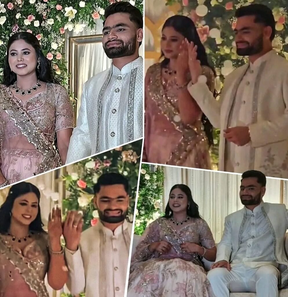priya saroj rinku singh engagement photo