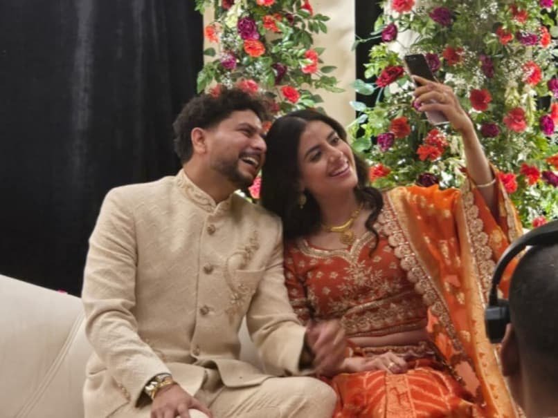 kuldeep yadav and vanshika engagement 
