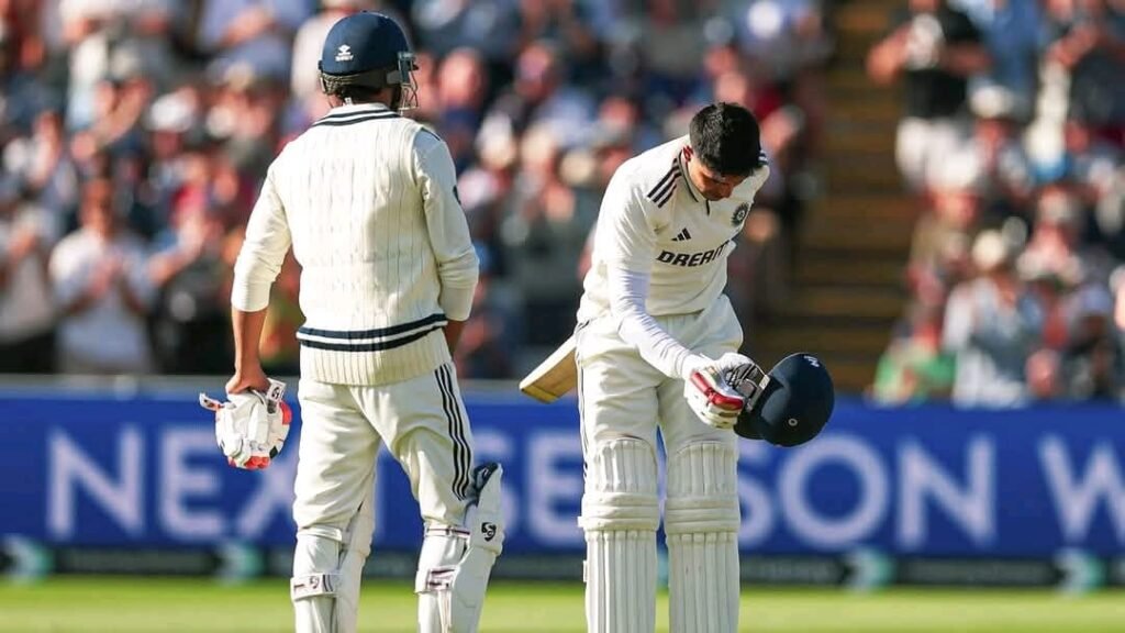 subhman gill get his highest test score