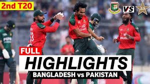 Bangladesh vs Pakistan 2nd T20I 2025