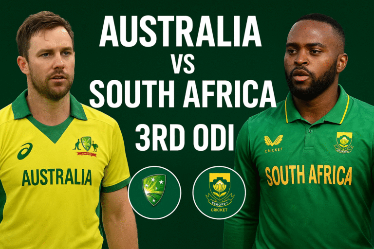Australia vs South Africa 3rd ODI 2025