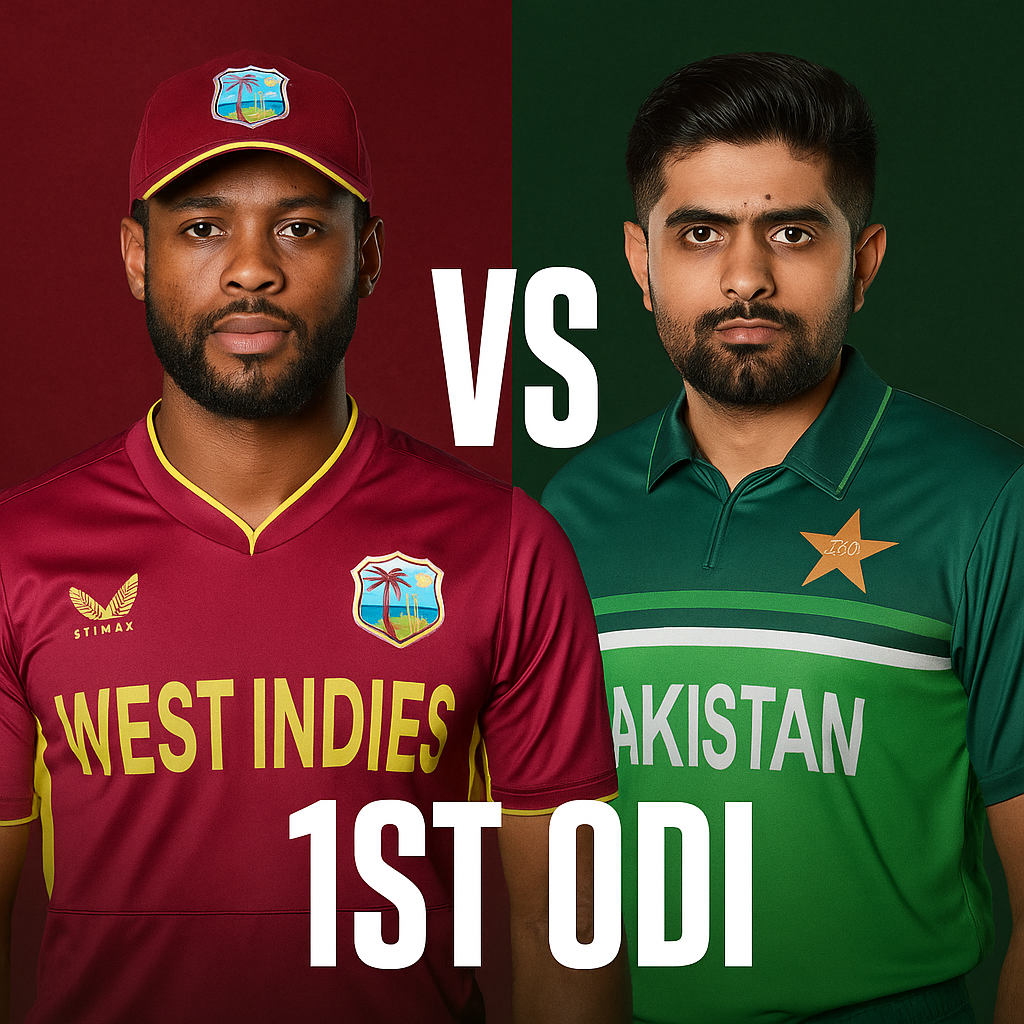 WI vs PAK 1st ODI Dream11 Fantasy Prediction