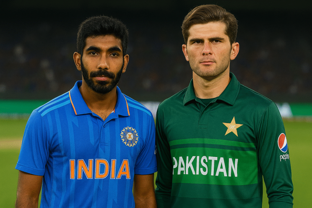 jasprit bumrah and saheen afridi
