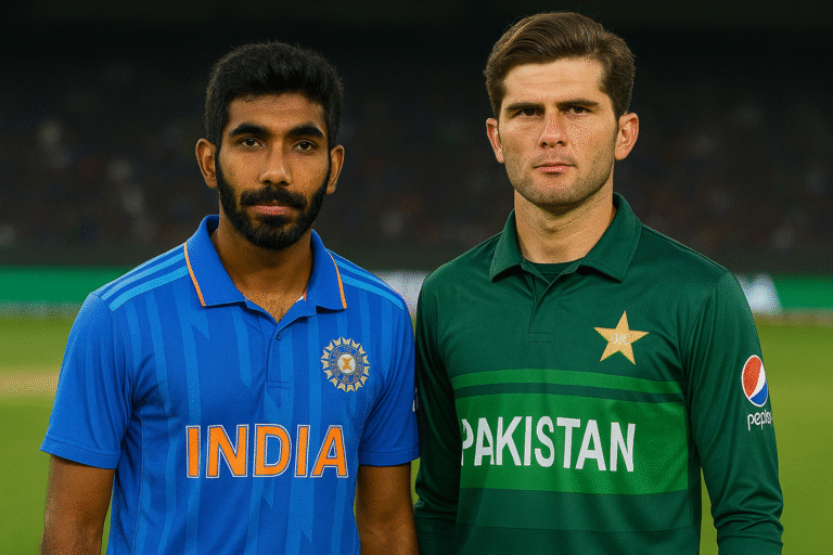 jasprit bumrah and saheen afridi