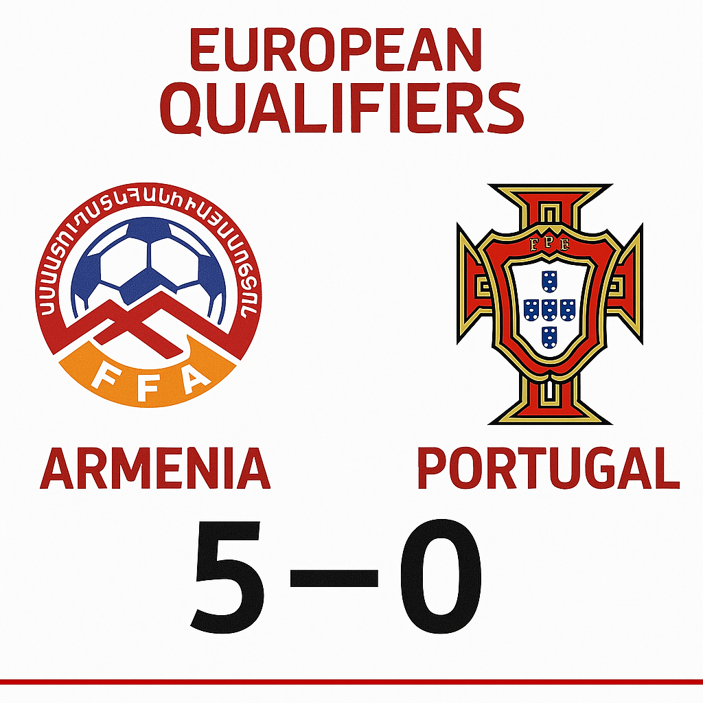 Portugal vs Armenia scorecard