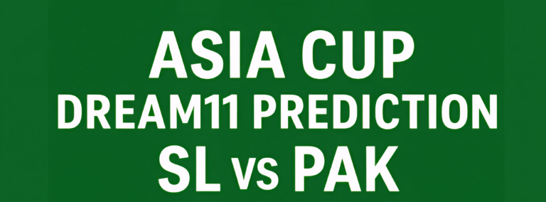 Sl vs pak dream11 prediction