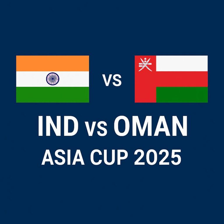 India vs Oman Match Scorecard