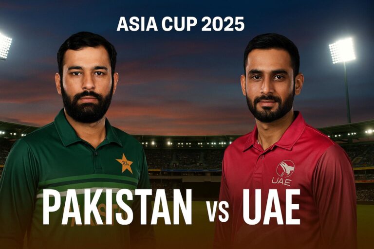 Pakistan vs UAE Asia Cup 2025