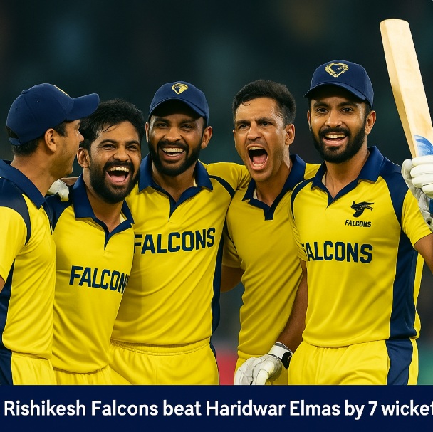 Rishikesh Falcons Stun Haridwar Elmas