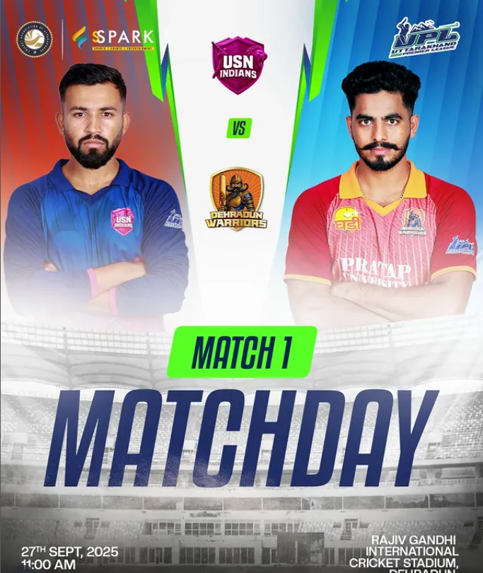 📌 Match 1 Dehradun Warriors vs USN Indians