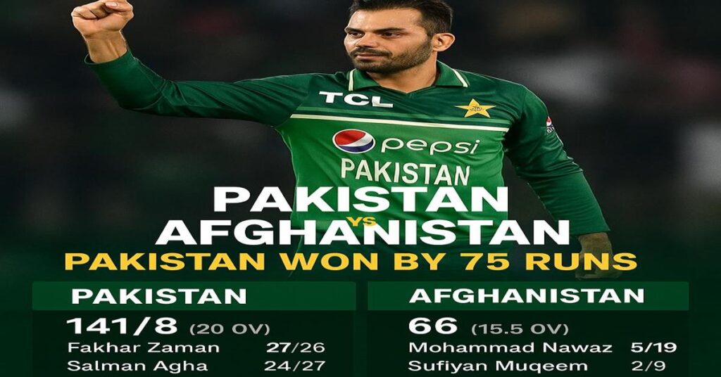 pakistan win the uae tri series final