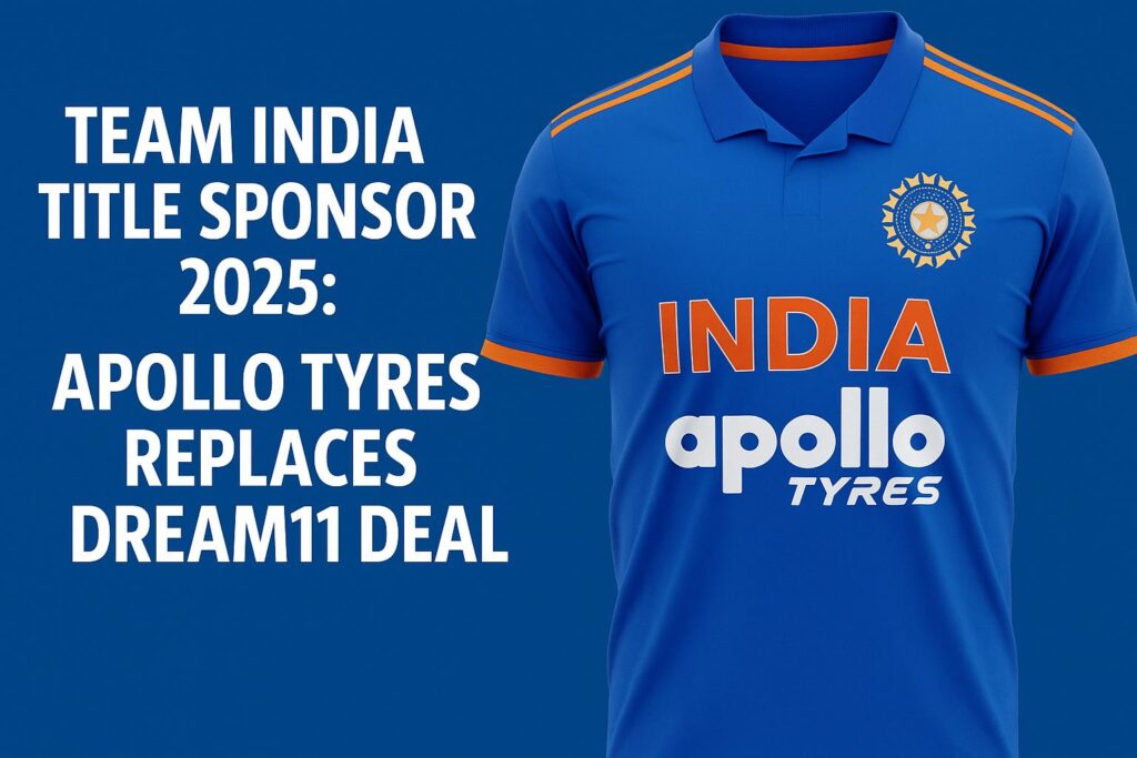 India cricket team jersey sponsor