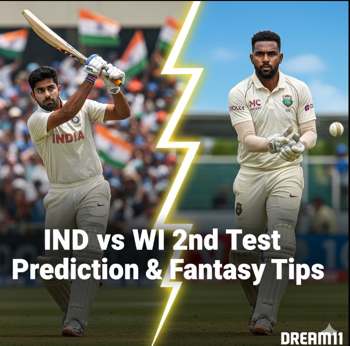IND vs WI 2nd Test Dream11 Prediction