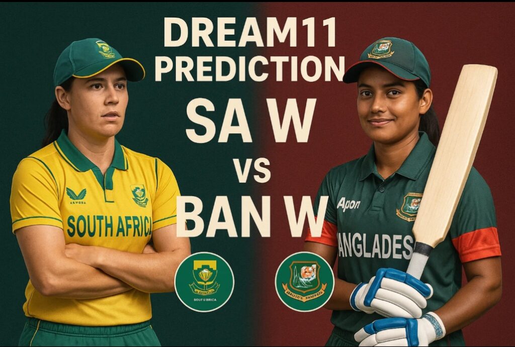 Dream11 Prediction SA W vs BAN W