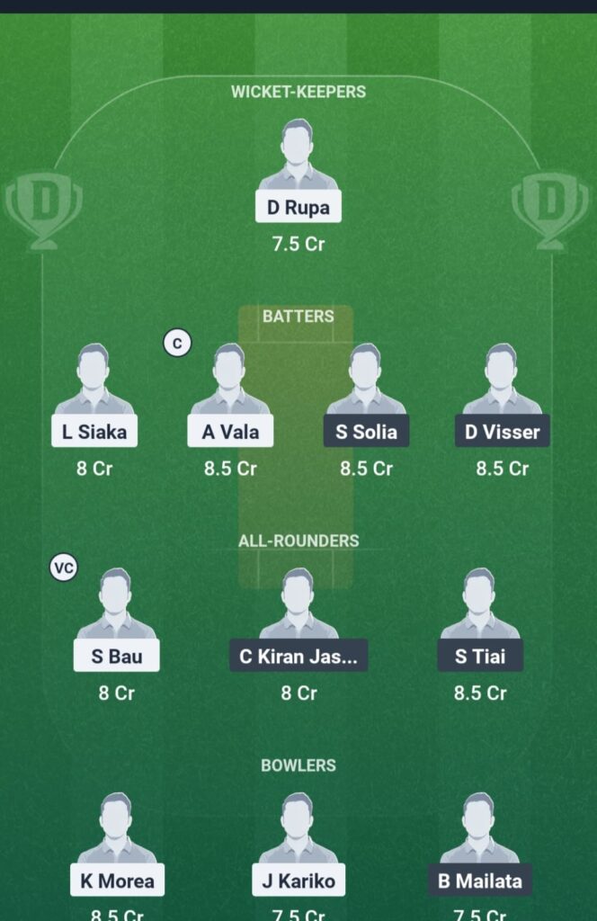 dream11 team png vs smo