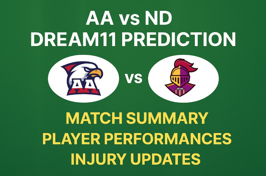 AA vs ND Dream11 Prediction