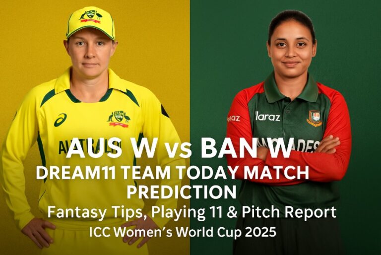 AUS W vs BAN W Dream11 team today match prediction
