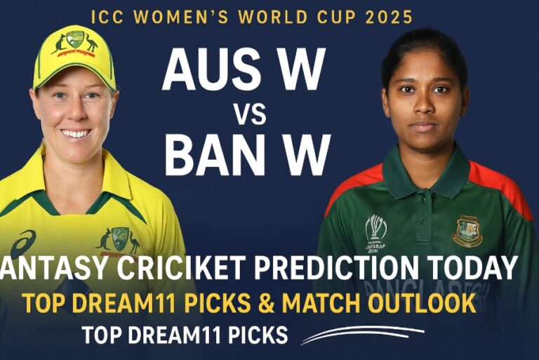 AUS W vs BAN W fantasy cricket prediction today