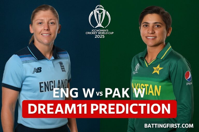 ENG W vs PAK W Dream11 Prediction