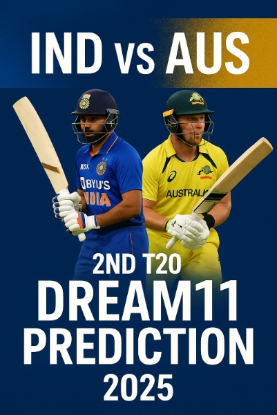 IND vs AUS 2nd T20 Dream11 Prediction