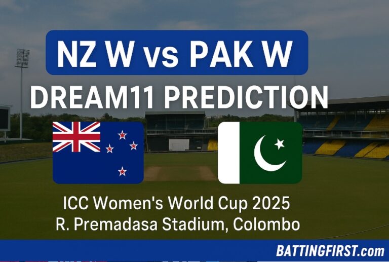NZ W vs PAK W Dream11 Prediction