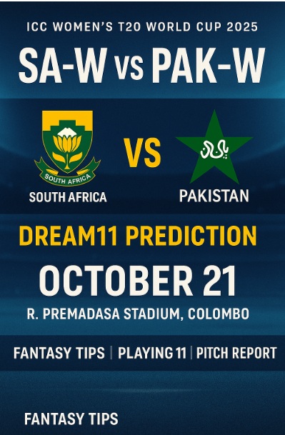 SA-W vs PAK-W Dream11 Prediction