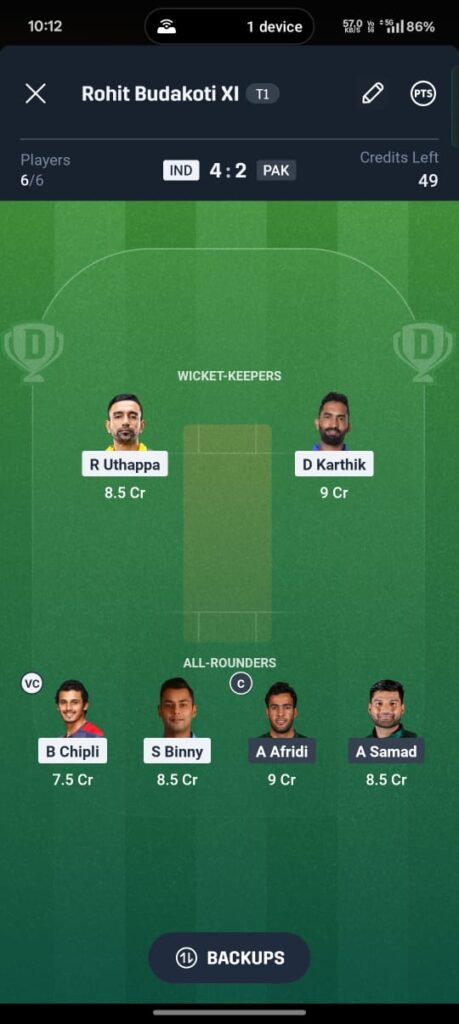 IND vs PAK Fantasy Tips