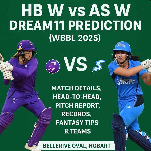 HB W vs AS W Dream11 Prediction
