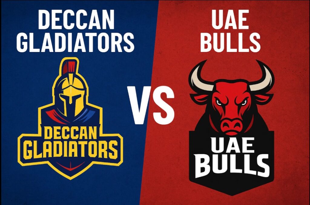 Deccan Gladiators vs UAE Bulls