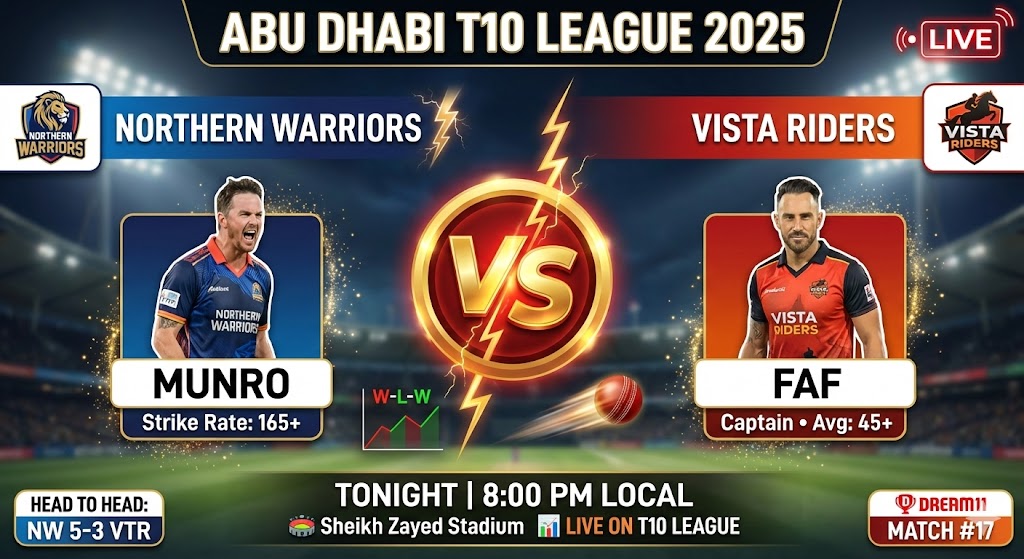 Northern Warriors vs Vista Riders