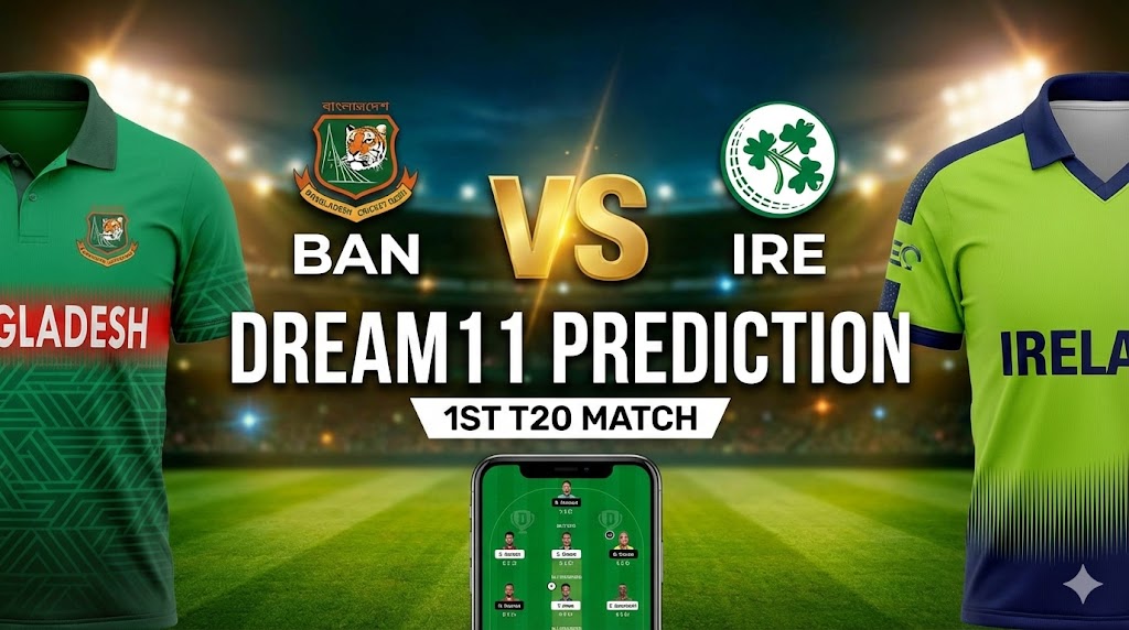 BAN vs IRE Dream11 Prediction