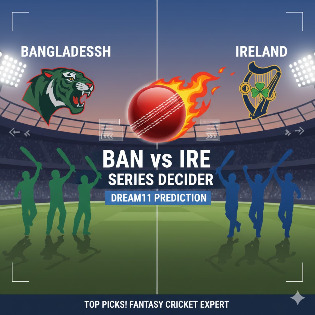 BAN vs IRE 3rd T20I Dream11 Prediction