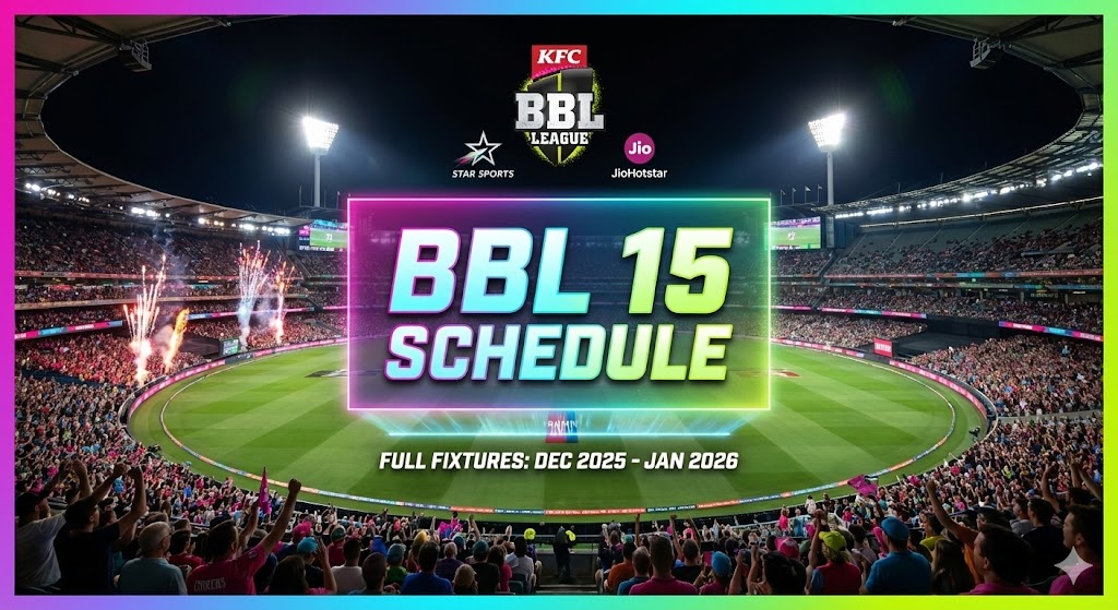 BBL 15 Schedule