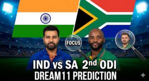 ind vs sa 2nd odi dream11 prediction