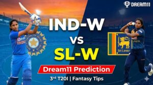 IND-W vs SL-W Dream11 Prediction 3rd t20