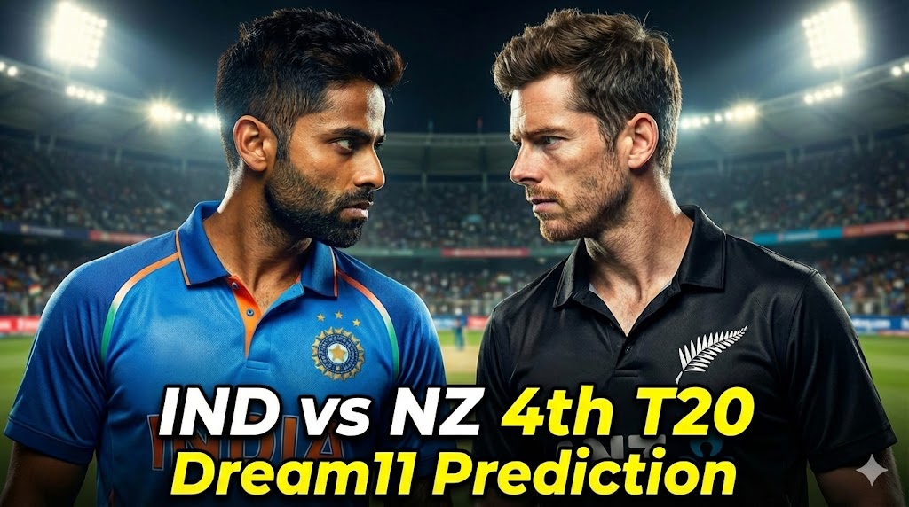 IND vs NZ 4th T20 Dream11 Prediction
