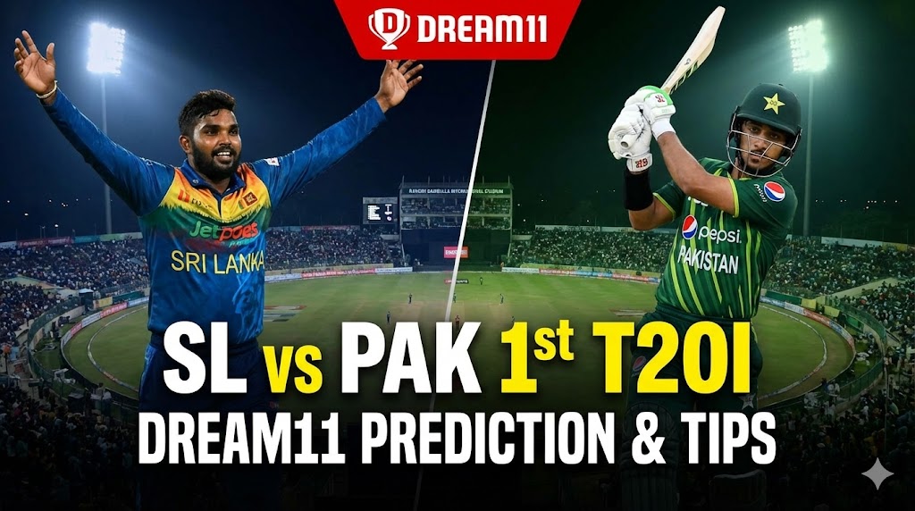 SL vs PAK Dream11 Prediction 1st T20I