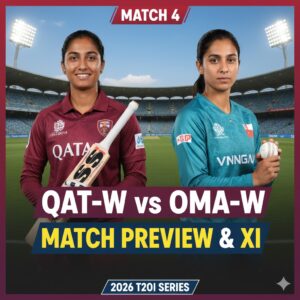QATAR-W vs OMAN-W 4th T20I