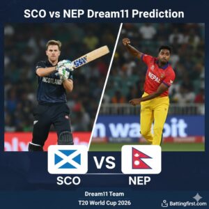 SCO vs NEP Dream11 Prediction