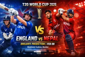 "England vs Nepal Dream11 Prediction T20 World Cup 2026 - Harry Brook vs Sandeep Lamichhane fantasy cricket tips at Wankhede Stadium Mumbai"