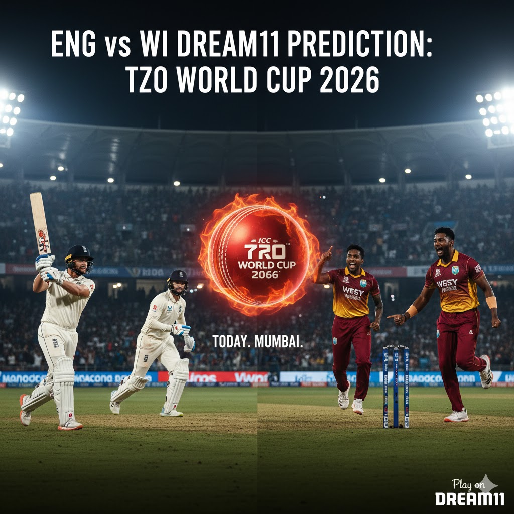 ENG vs WI Dream11 Prediction Today