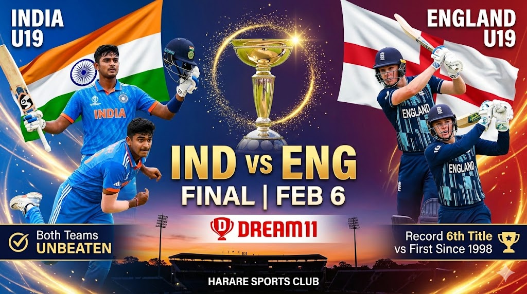IND U19 vs ENG U19 Dream11 Prediction