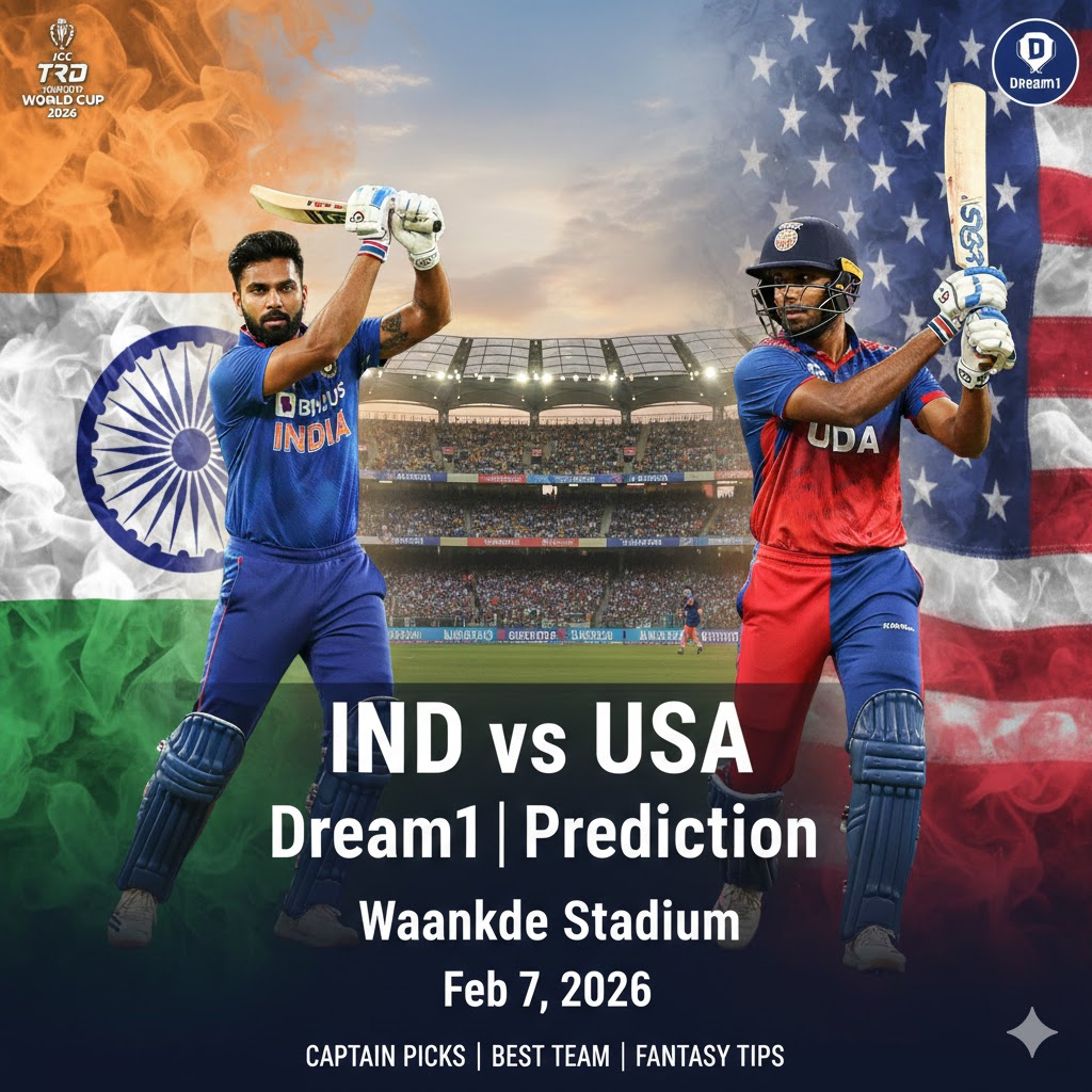 IND vs USA Dream11 Prediction