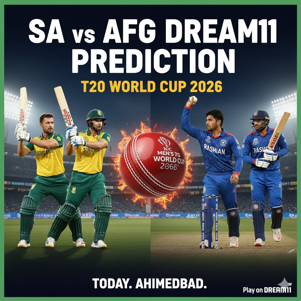 SA vs AFG Dream11 Prediction Today