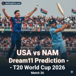 USA vs NAM Dream11 Prediction