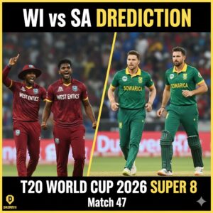 WI vs SA Dream11 Prediction: T20 World Cup 2026, Match 47 – Pitch Report, Playing XI, Injury updates and Fantasy Cricket Tips