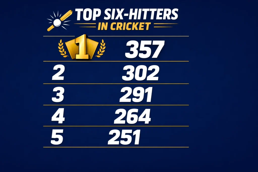 Most Sixes in IPL History