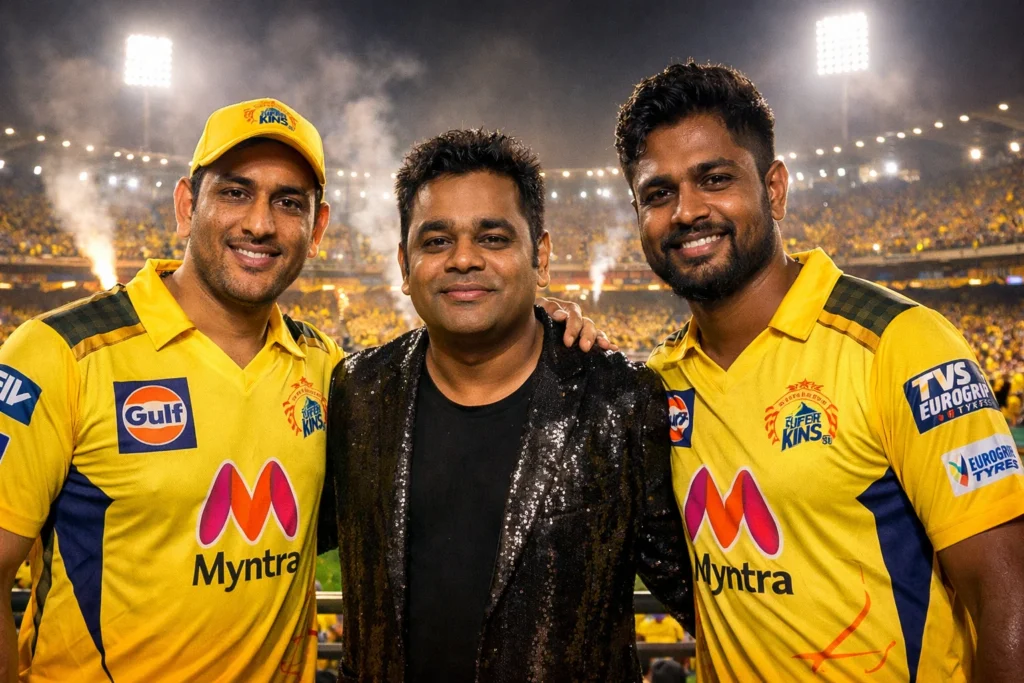 MS Dhoni, Sanju Samson , AR Rahman